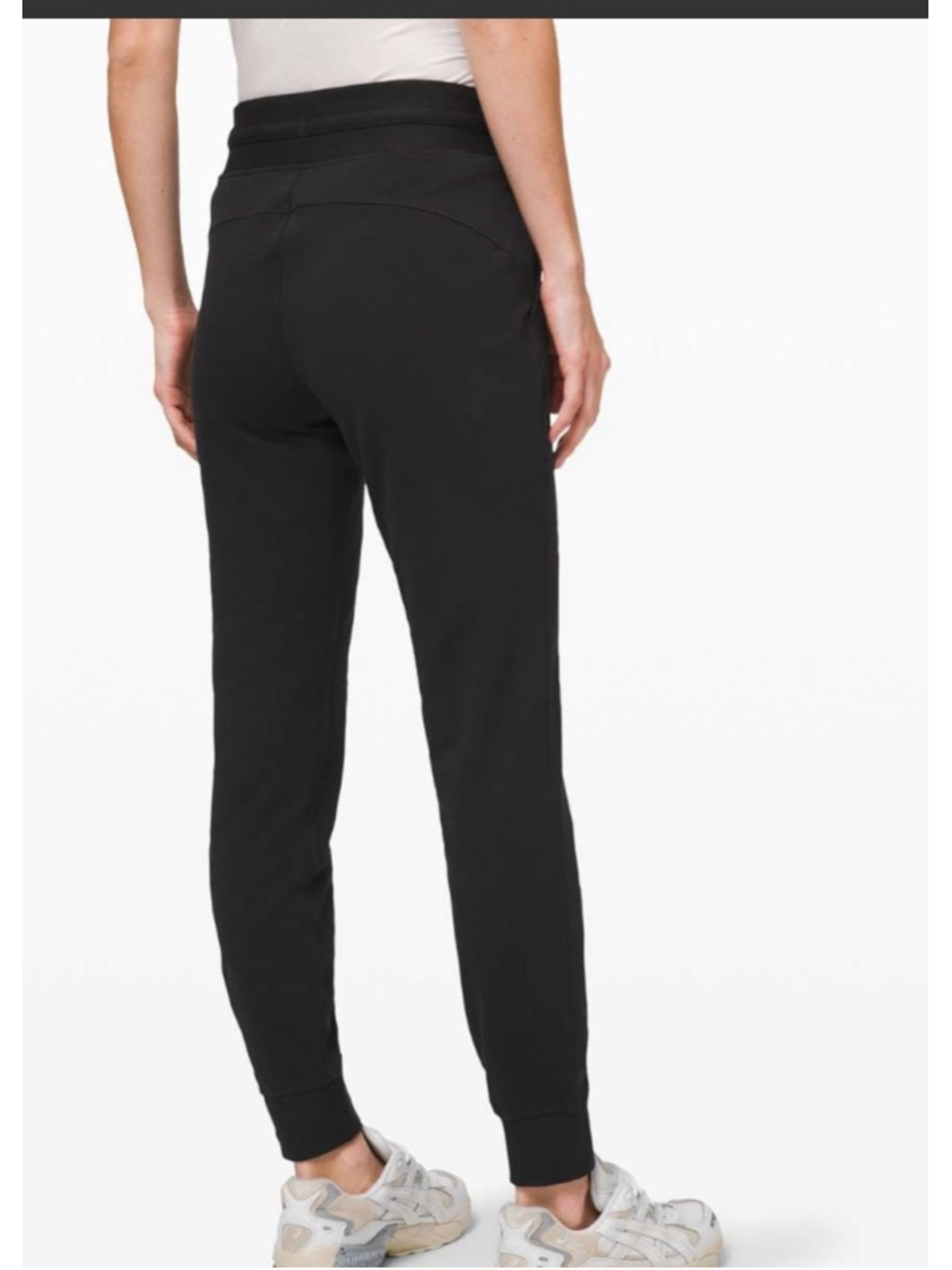 Women's Lululemon Ready to Fleece Jogger Pants in Black, Sz 4